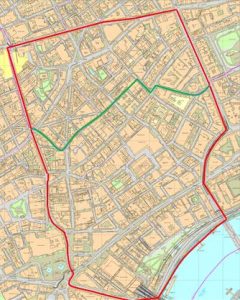 CGCA area map with borough boundary